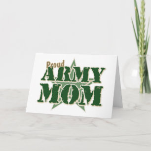 Carte Maman fière d'armée