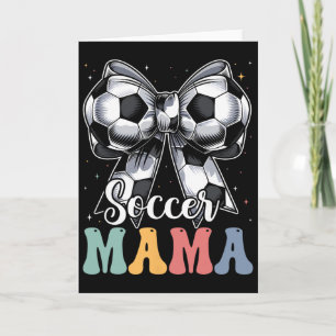 Carte Maman foot Rétro Groovy Foot Softll Maman _2