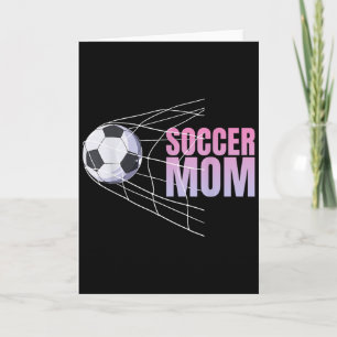 Carte Maman Footballeuse Sport Football Joueuse de Footb