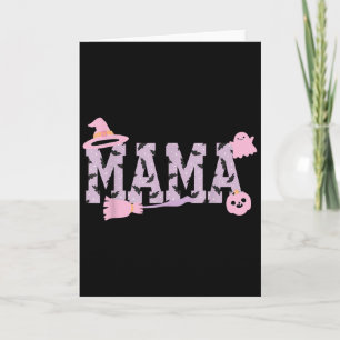Carte Maman Halloween effrayant Maman de l'université Ro