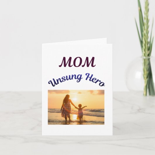 Carte Maman, héros méconnu (Devant)