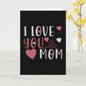 Carte Maman, je t'aime maman (Fleur jaune)