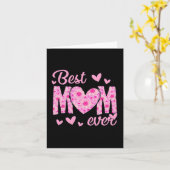 Carte Maman Jour Des Mères Maman Floral De Fille Fils (Fleur jaune)