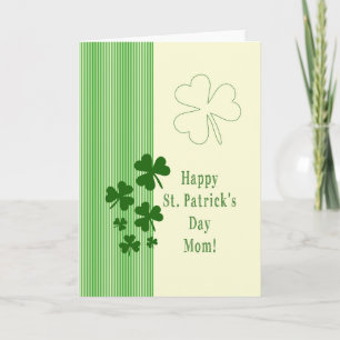 Carte Maman Joyeuse Saint Patrick's Day