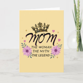 Carte Maman la femme le mythe la légende