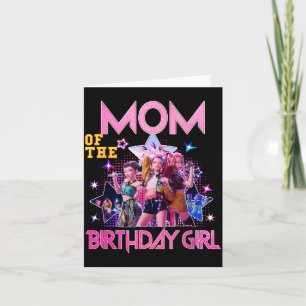 Carte Maman la fille d'anniversaire Fête d'anniversaire