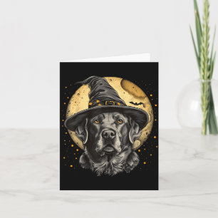 Carte Maman Labrador Halloween Drôle Mignon Chien Lab No