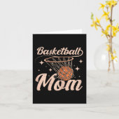 Carte Maman maman de basket-ball (Fleur jaune)