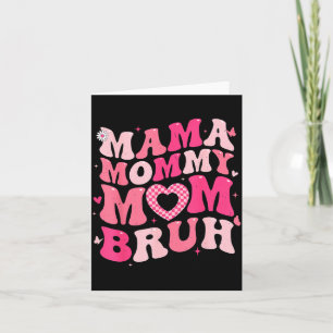 Carte Maman Maman Maman Sœur Drôle pour fille femmes gra