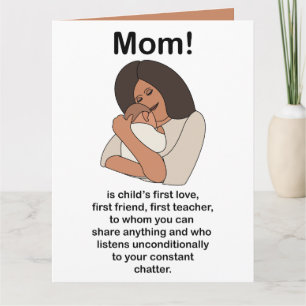 Carte Maman Maman Mère Citation Anniversaire