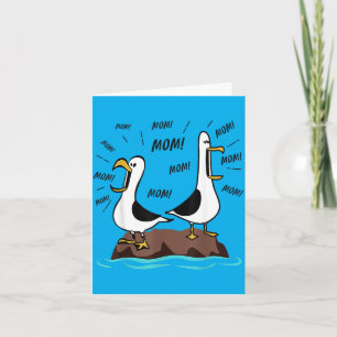 Carte Maman Maman Mouette Drôle Vie Océan Fête Des Mères
