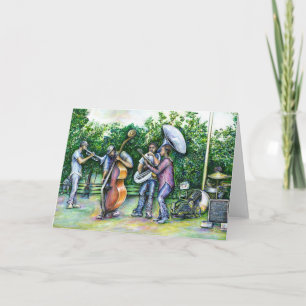 Carte Maman ne m'a jamais averti des joueurs tuba