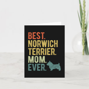 Carte Maman Norwich Terrier pour toujours Les amoureux d
