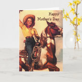 Carte Maman occidentale (Fleur jaune)