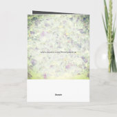 Carte Maman & Papa Crystal Anniversaire Salutation (Dos)