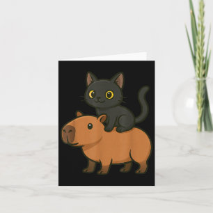 Carte Maman Papa Enfants Amoureux Animaux Chats Noirs Dr