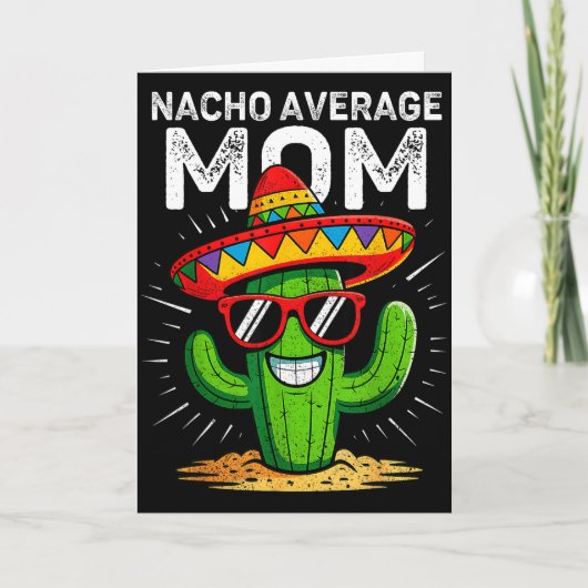 Carte Maman pas comme les autres drôle Cinco de Mayo mex (Devant)