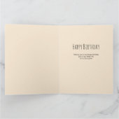 Carte Maman Pêche Feminine Florale 3 Photo Anniversaire (Intérieur)