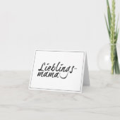 Carte Maman préférée (Devant)