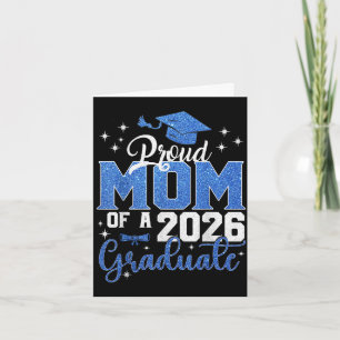 Carte Maman remise de diplôme senior 2026 maman fière d'