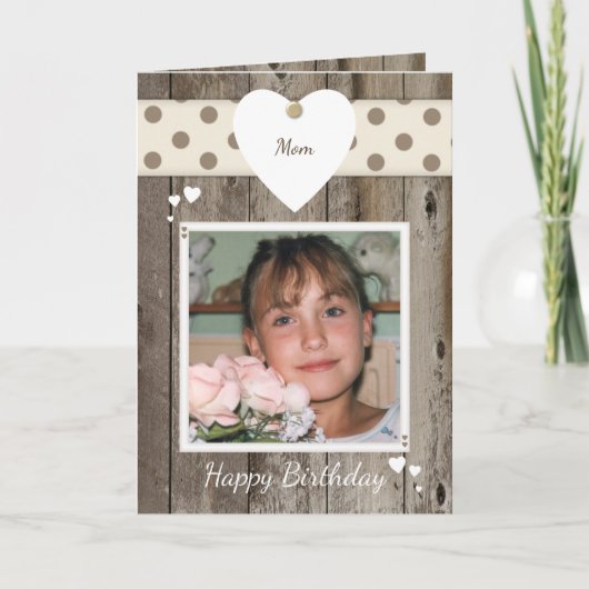 Carte Maman Russe Photo d'anniversaire (Devant)