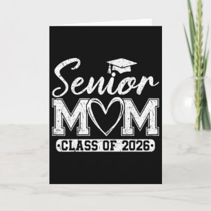 Carte Maman senior de la promotion 2026 Fière maman d'un