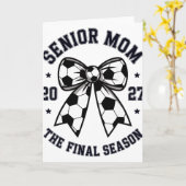 Carte Maman senior Soccer Cl de 2027 Femmes (Fleur jaune)