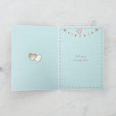 Carte Maman Shabby Chic rose Anniversaire (Intérieur)