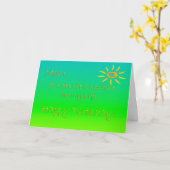 Carte Maman Sunshine de ma vie (Fleur jaune)