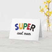 Carte Maman super cool (Fleur jaune)