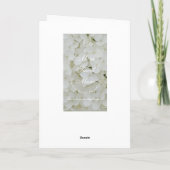 Carte Maman Sweet Maman ou ton texte Elégante Fleurs bla (Dos)