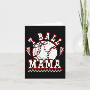 Carte Maman T-ball Baseball de jour de match Maman de so