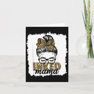 Carte Maman tatouée vie de maman léopard