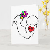 Carte Maman Tattoo (Fleur jaune)