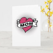 Carte Maman Tattoo (Fleur jaune)