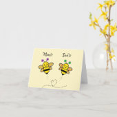 Carte Maman to Bee Papa to Bee Félicitations bonnes nouv (Fleur jaune)