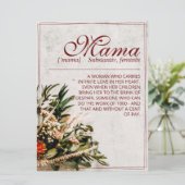 Carte Maman - tout simplement irremplaçable - Bouquet (Debout devant)