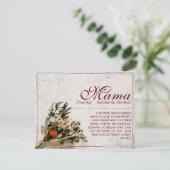 Carte Maman - tout simplement irremplaçable - Bouquet (Debout devant)