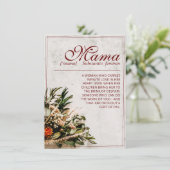 Carte Maman - tout simplement irremplaçable - Bouquet (Debout devant)