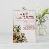Carte Maman - tout simplement irremplaçable - Bouquet (Debout devant)