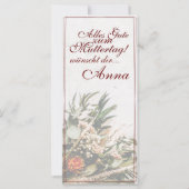 Carte Maman - tout simplement irremplaçable - Bouquet (Dos)
