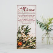 Carte Maman - tout simplement irremplaçable - Bouquet (Debout devant)