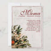 Carte Maman - tout simplement irremplaçable - Bouquet (Devant)