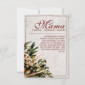 Carte Maman - tout simplement irremplaçable - Bouquet (Devant)