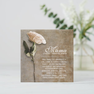Carte Maman - tout simplement irremplaçable - vintage