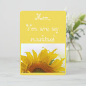 Carte Maman, tu es mon soleil ! (Debout devant)