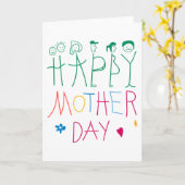 Carte Maman tu es tout pour moi (Fleur jaune)