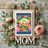 Carte Maman Tulips Plutôt unique Joyeuse fête des mères