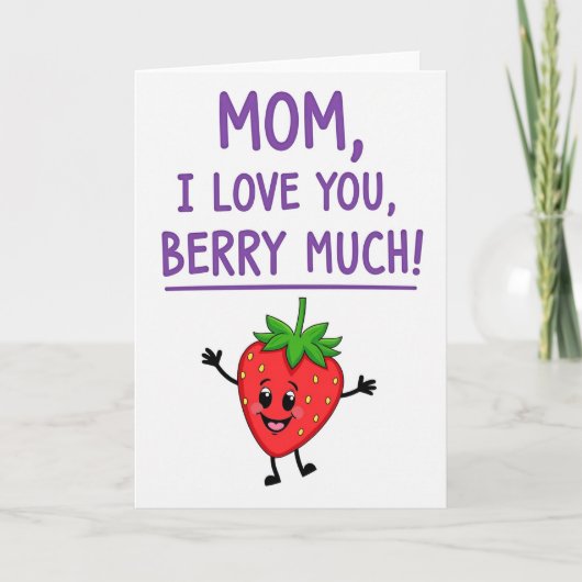 Carte Maman Violette Je T'Aime (Devant)