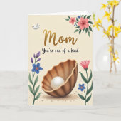 Carte Maman Vous êtes Unique (Fleur jaune)